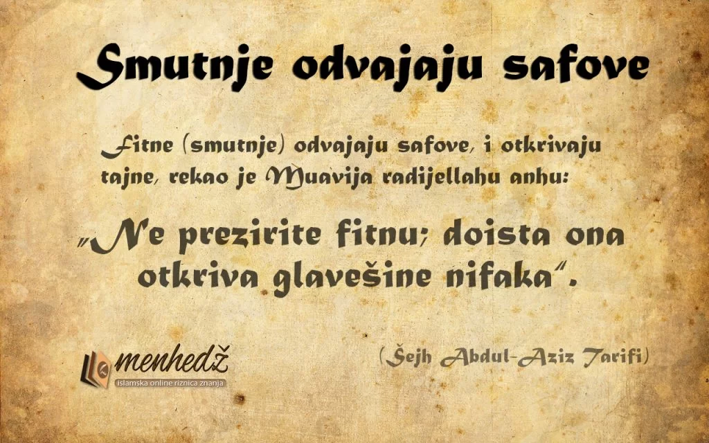 Fitne odvajaju saffove