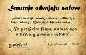 Smutnje odvajaju safove Fitne odvajaju saffove
