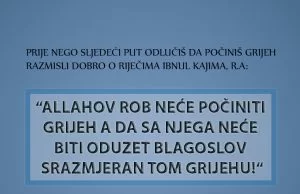 Blagoslov nestaje zbog grijeha