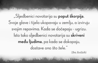Islamski citati: Novotari su kao škorpije