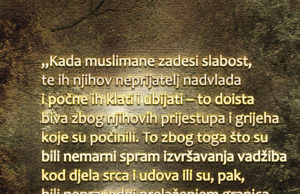 Zašto muslimani doživljavaju velike patnje i nedaće Zašto muslimani doživljavaju patnje i nedaće