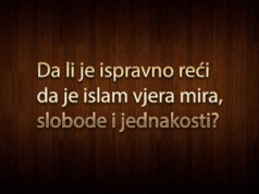 islam, vjera mira, slobode i jednakosti