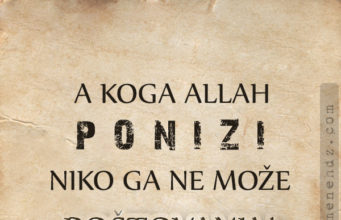 A koga Allah ponizi