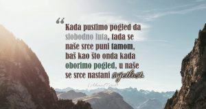 Kada pustimo pogled da luta