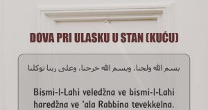 dova pri ulasku u stan kucu