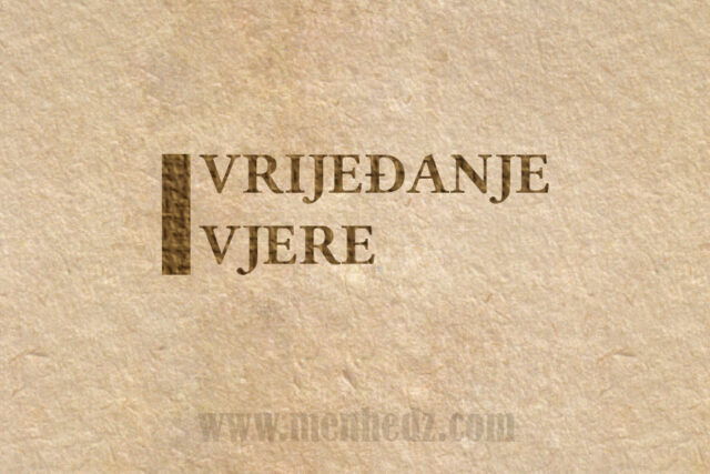 vrijedjanje vjere 2121 vrijedjanje vjere