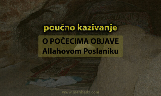 poucna kazivanja O POCECIMA OBJAVE poucna kazivanja O POCECIMA OBJAVE