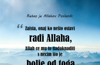 ostavljanje grijeha radi Allaha