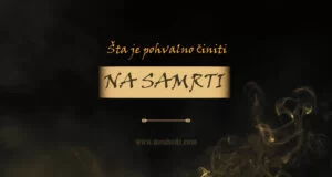 sta ciniti na samrti