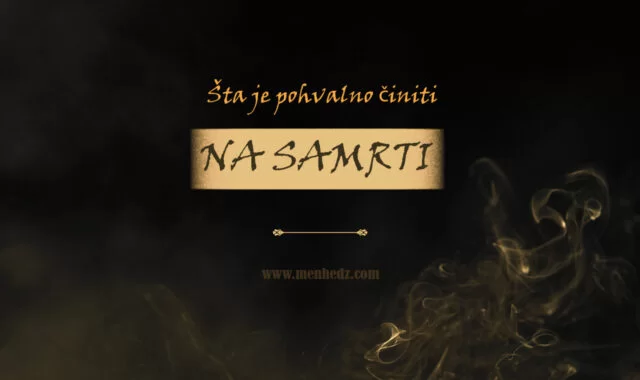sta ciniti na samrti