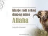 Poglavlje o onome što se prenosi o klanju radi nekog drugog mimo Allaha klanje nekom drugom mimo Allahu