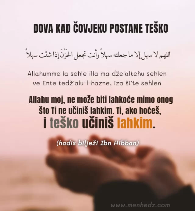 dova kada čovjeku postane teško