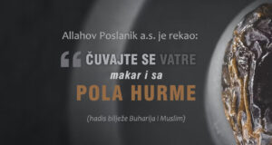 Udjeljivanje, čuvajte se vatre