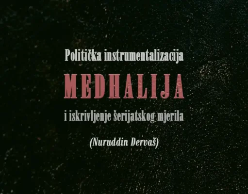 Politička instrumentalizacija medhalija i iskrivljenje šerijatskog mjerila