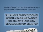 Blagoslov nestaje zbog grijeha