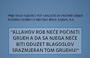 Blagoslov nestaje zbog grijeha