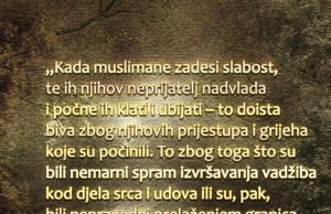 Zašto muslimani doživljavaju patnje i nedaće