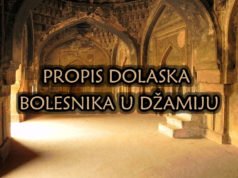 propis dolaska bolesnika u dzamiju