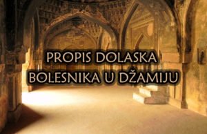 propis dolaska bolesnika u dzamiju