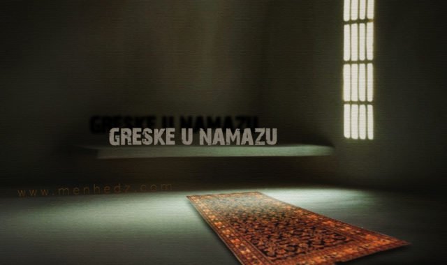 greške u namazu