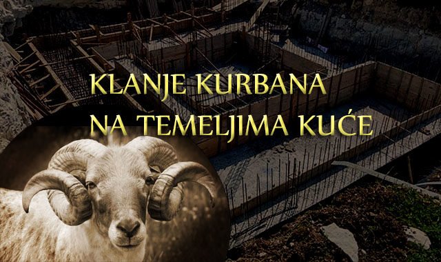 klanje na temeljima kuce