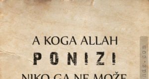 A koga Allah ponizi