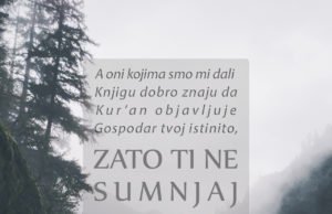 Zato ti ne sumnjaj