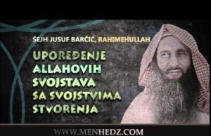 Jusuf Barčić, Allahova svojstva