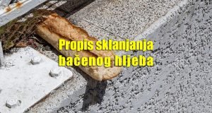 Propis sklanjanja bačenog hljeba