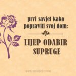 prvi savjet kako popraviti svoj dom