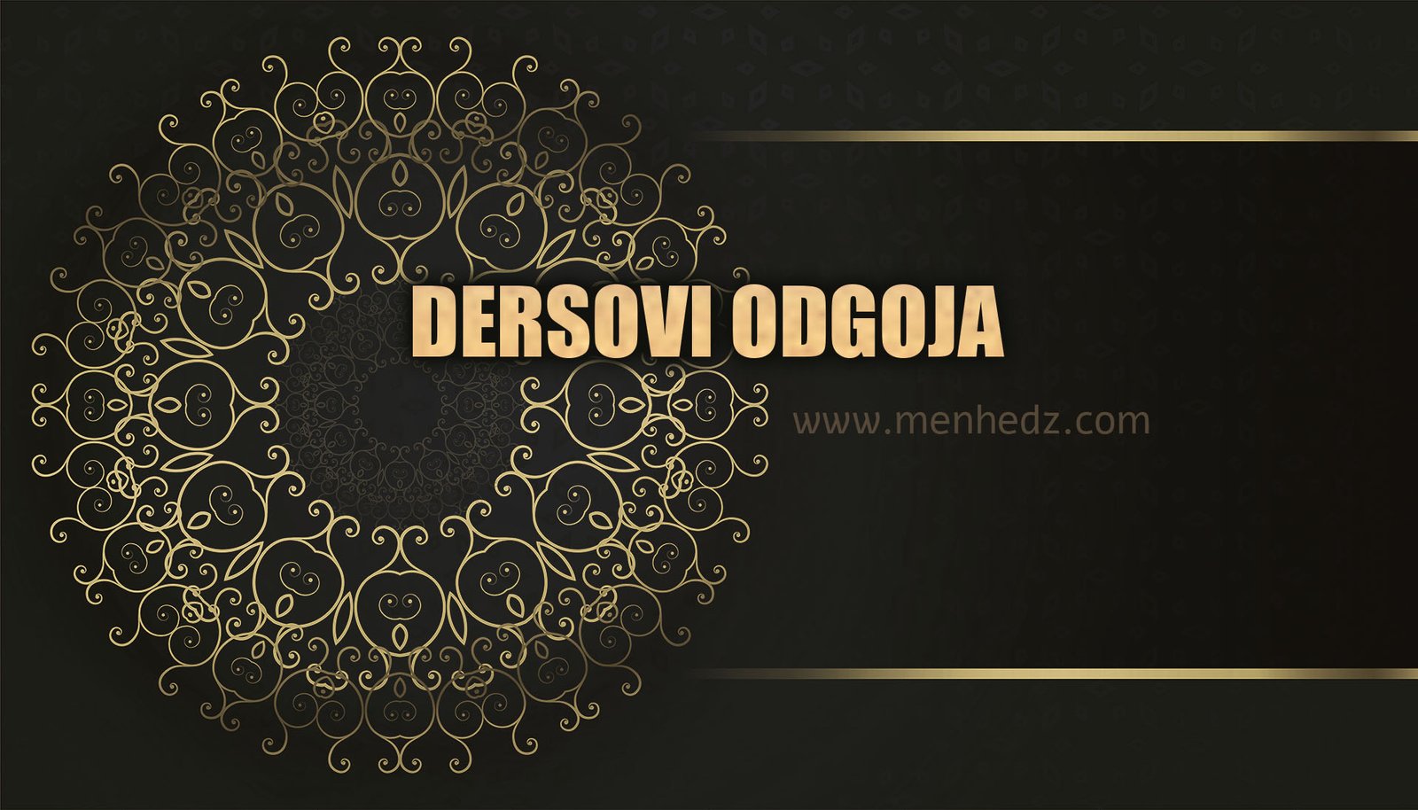 Dersovi odgoja