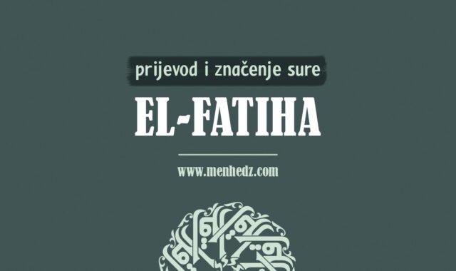 fatiha, el fatih, prevod fatihe