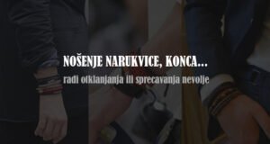 u širk spada nošenje narukvice, konca, i tome slično radi otklanjanja nevolje ili njenog sprečavanja