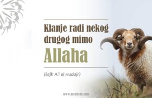 klanje nekom drugom mimo Allahu