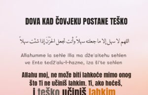 dova kada čovjeku postane teško