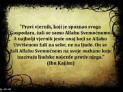 Foto citat: Najbolji vjernik jeste onaj koji… Pravi vjernik, najbolji vjernik