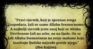 Foto citat: Najbolji vjernik jeste onaj koji… Pravi vjernik, najbolji vjernik