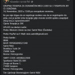 Primjer oglasa za grupnu terapiju za ograničeni broj ljudi