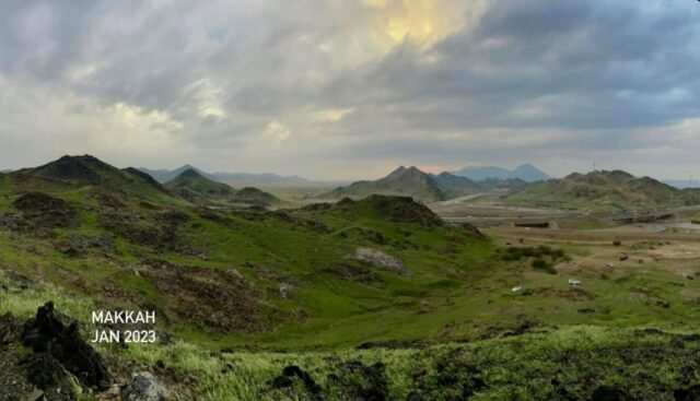 Neposredna okolina Mekke u januaru 2023. godine Neposredna okolina Mekke u januaru 2023. godine