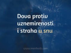Dova za liječenje uznemirenosti i straha u snu