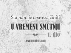 Šta nam je obaveza raditi u vremenu smutnji kako bi se spasili (I dio)