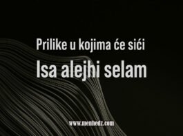 Prilike u kojima će sići Isa alejhi selam